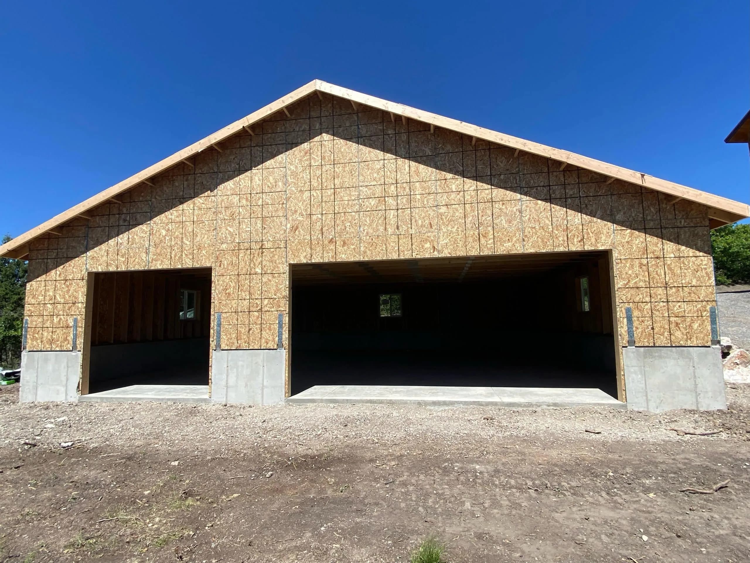 Garage with metal roof by Quality Creations